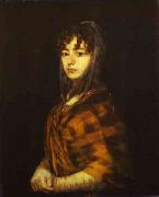 Francisco Jose de Goya Senora Sabasa Garcaa. USA oil painting artist